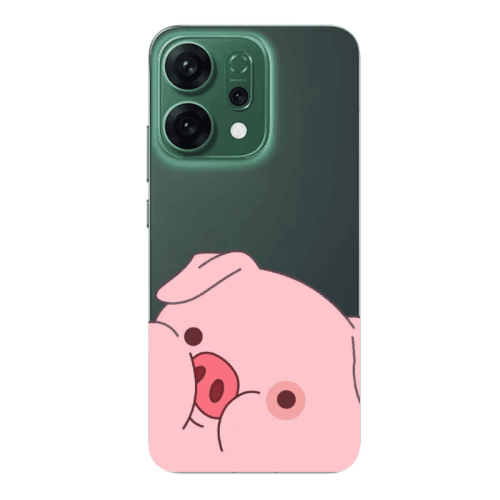 Oppo RENO 14 Piggy 2 Transparent Silicone TPU Θήκη